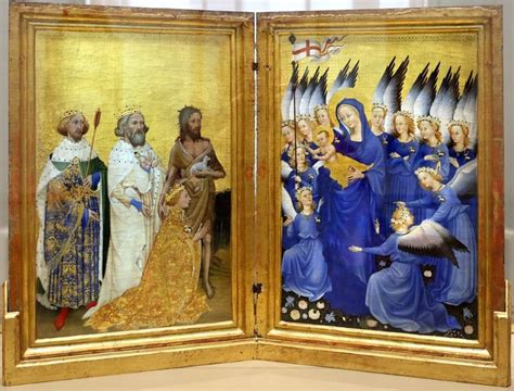 The Wilton Diptych - Tác Phẩm Nghệ Thuật Kiểu Gothic Dụi Dàng và Biểu Hiện Niềm Tin Đá Lửa